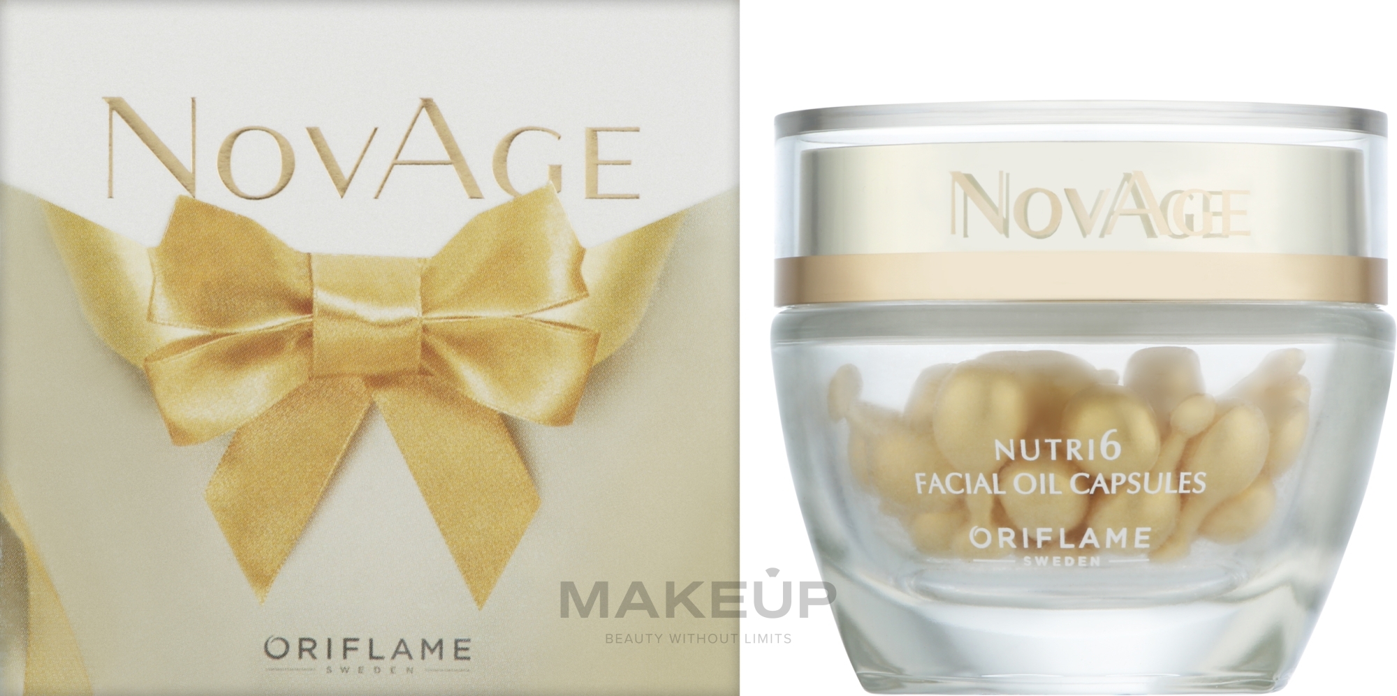Восстанавливающие капсулы для лица - Oriflame NovAge Nutri6 Facial Oil Capsules Christmas Edition — фото 30шт