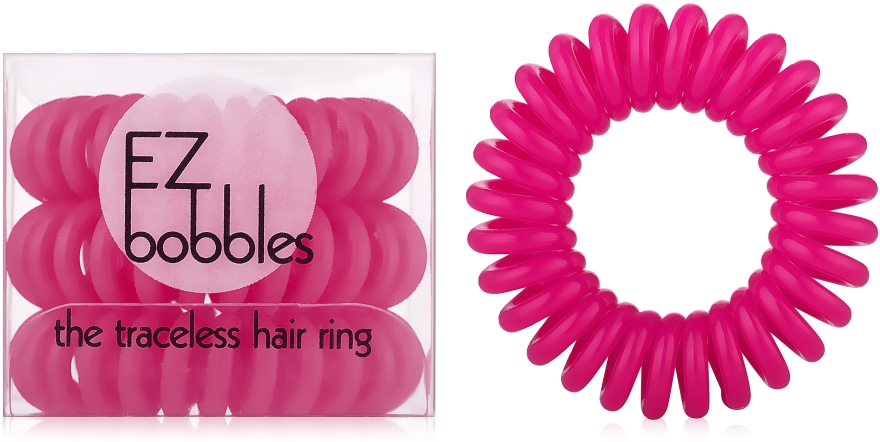 Резинка для волос, розовые - EZ Bobbles