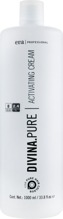 Крем-оксидант - Eva Professional Divina Pure Activating Cream 8vº/2,4% — фото N4