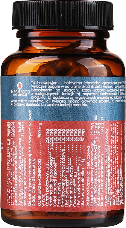 Харчова добавка "Корінь кропиви", в капсулах - Terranova Nettle Root Lycopene & Zinc — фото N2