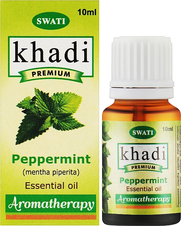 Эфирное масло "Перечная мята" - Khadi Swati Premium Essential Oil  — фото N2
