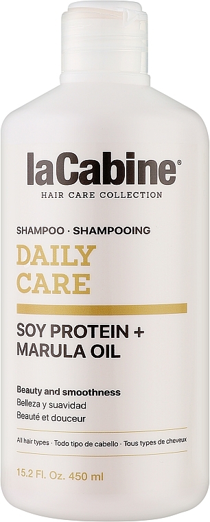 Шампунь для ежедневного ухода - La Cabine Daily Care Shampoo Soy Protein + Marula Oil 