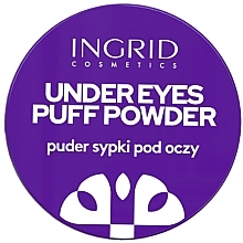 Рассыпчатая пудра для кожи вокруг глаз - Ingrid Cosmetics Under Eyes Puff Powder — фото N1