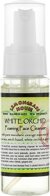 Пінка для вмивання "Біла орхідея" - Lemongrass House White Orchid Foaming Face Cleanser