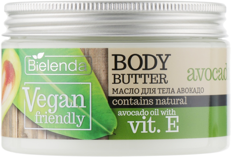 Масло для тіла "Авокадо" - Bielenda Vegan Friendly Body Butter Avocado — фото N1