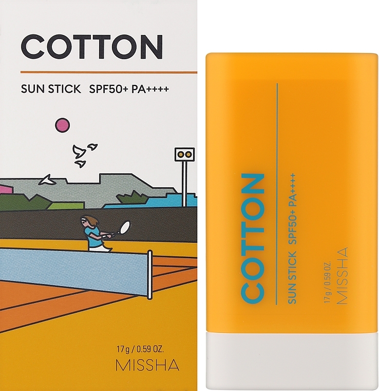 Солнцезащитный стик с хлопком - Missha Cotton Sun Stick SPF50+ PA++++ — фото N2