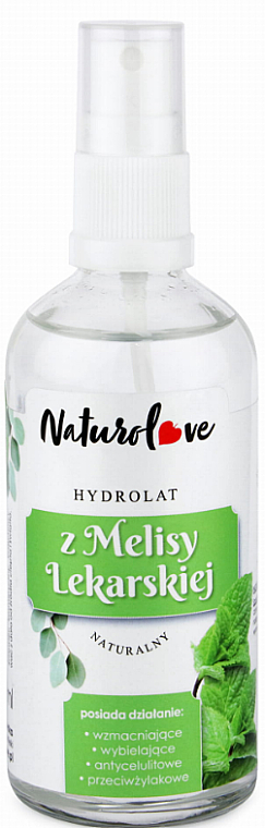 Гидролат мелиссы лимонной - Naturolove Hydrolat — фото N1