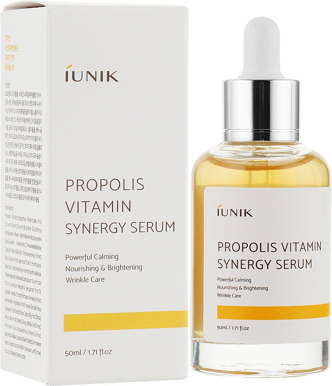 Вітамінна сироватка з прополісом - iUNIK Propolis Vitamin Synergy Serum — фото N2