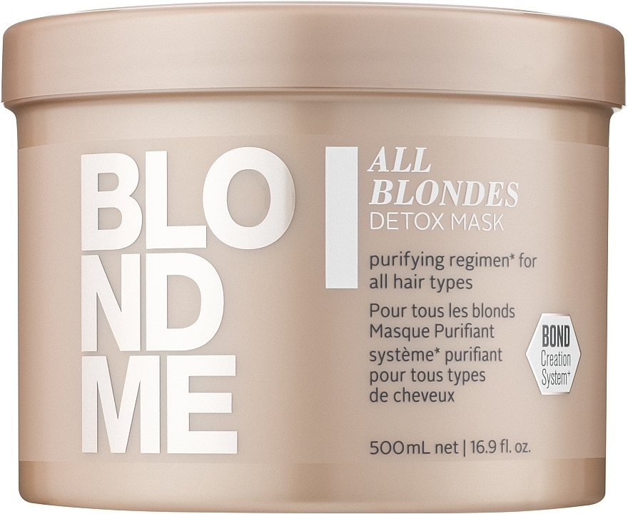 УЦЕНКА Маска-детокс для волос - Schwarzkopf Professional Blondme All Blondes Detox Mask * — фото N3