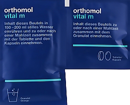 Витамины гранулы + капсулы + таблетки (30 дней) - Orthomol Vital M — фото N2