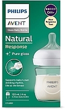 Бутылочка для кормления стеклянная "Природный поток", 120 мл, 0м+ - Philips Avent Natural — фото N2