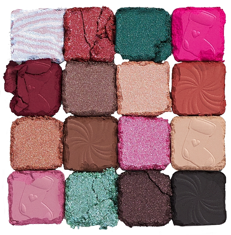 Палетка тіней для повік, 16 відтінків - NYX Professional Makeup Ultimate Flamingo Frost Eyeshadow Palette — фото N6