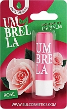 Парфумерія, косметика Бальзам для губ у блістері "Троянда" - Umbrella High Quality Lip Balm Rose