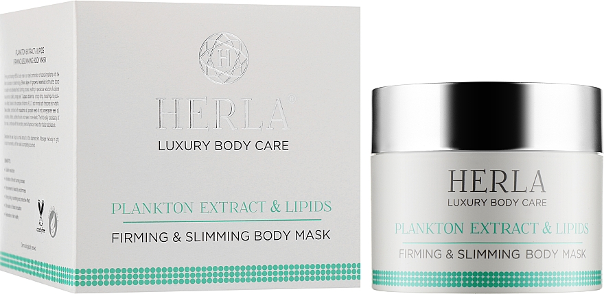 Укрепляющая и моделирующая маска для тела - Herla Luxury Body Care Plankton Extract & Lipids Body Mask — фото N2
