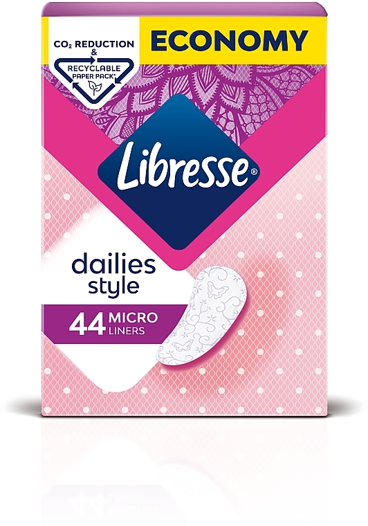 Прокладки щоденні, 44 шт - Libresse Dailies Style Micro — фото N2