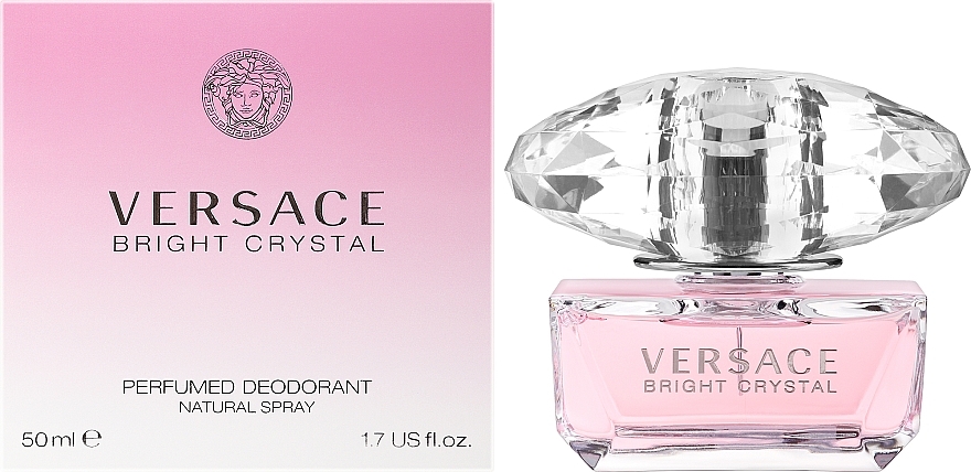 Versace Bright Crystal - Парфюмированный дезодорант спрей — фото N2