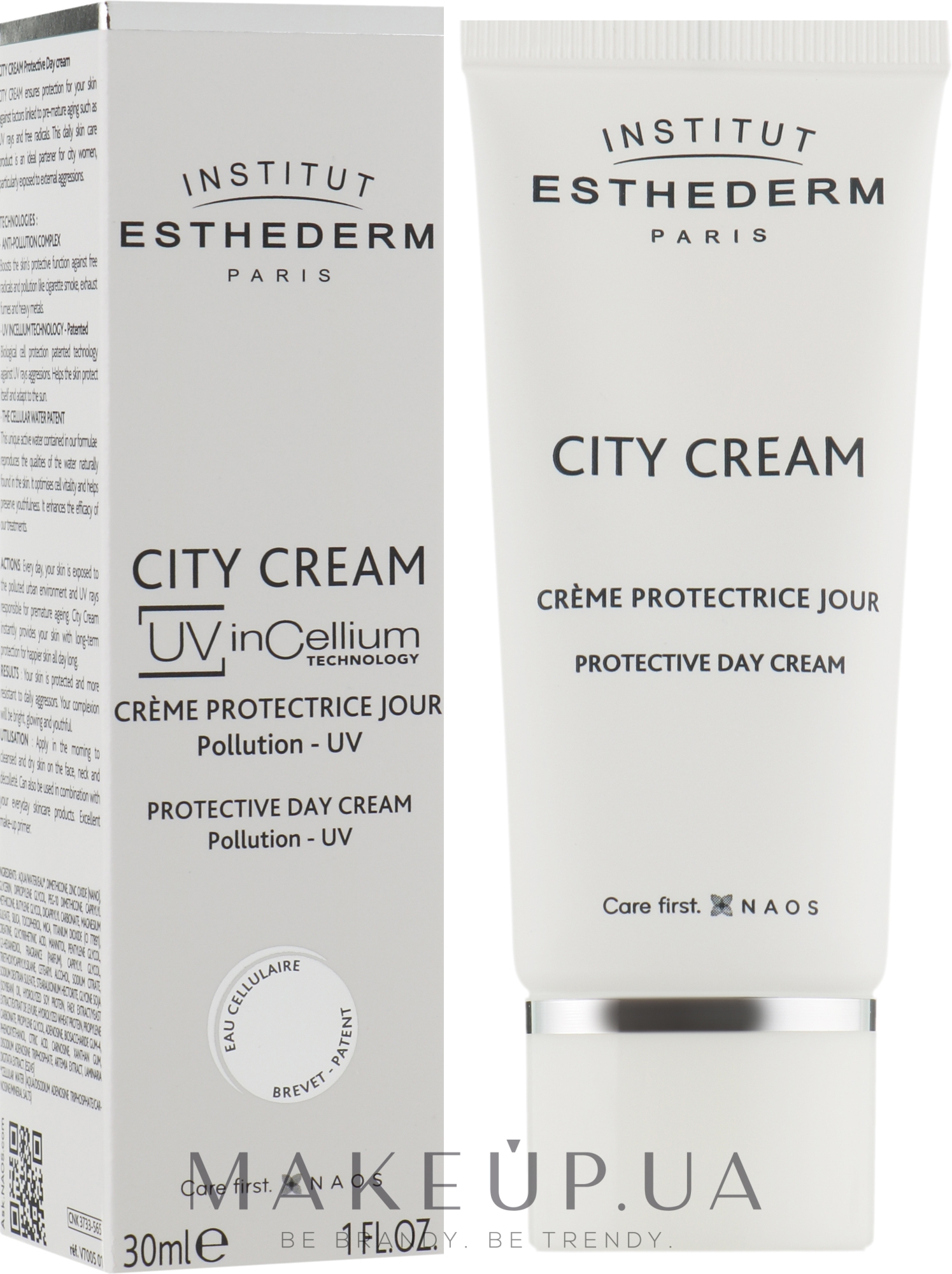 Денний захисний крем для обличчя - Institut Esthederm City Cream Global Day Care Protective Day Care — фото 30ml