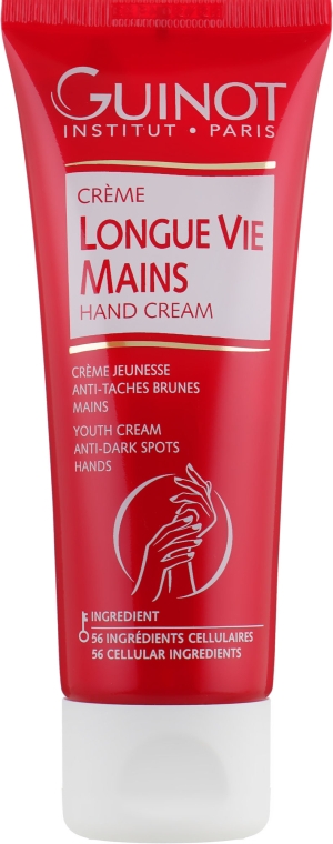 Омолоджувальний крем для рук "Довге життя" - Guinot Longue Vie Mains Hand Cream — фото N2