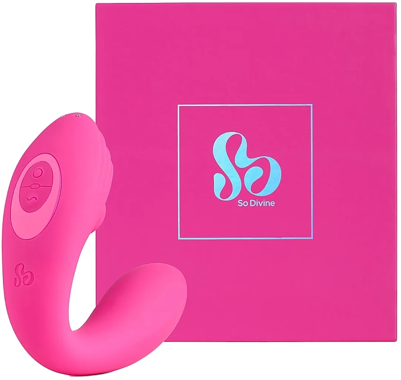 Стимулятор точки G, рожевий - So Divine Pearl Vibe 2 In 1 G-Spot & Suction Stimulator — фото N1