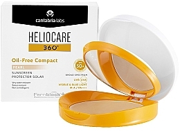 Солнцезащитная компактная пудра - Cantabria Labs Heliocare 360 Oil Free Compact SPF50 — фото N1