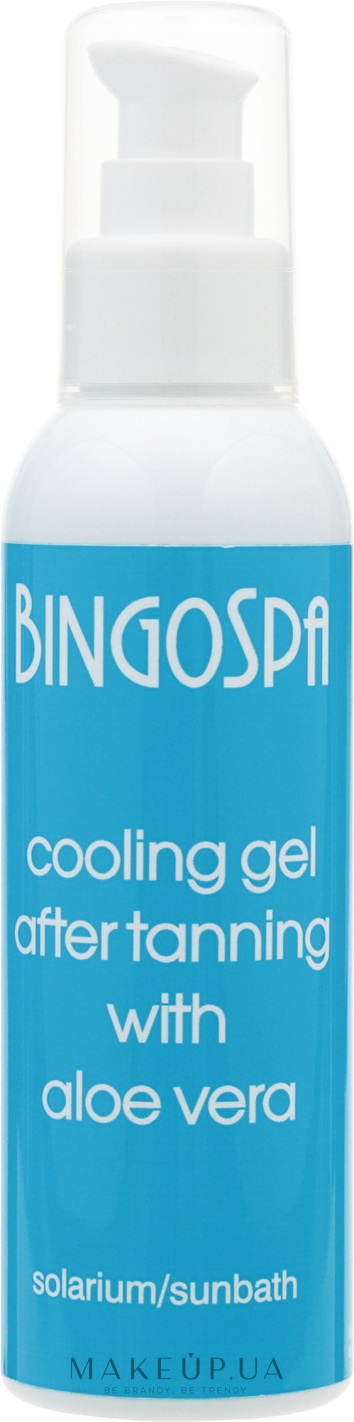 Охлаждающий гель после загара с алоэ - BingoSpa Cooling Gel After Tanning With Aloe Vera — фото 150g