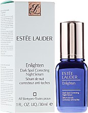 Парфумерія, косметика Нічна сироватка, що корегує нерівний тон - Estee Lauder Enlighten Dark Spot Correcting Night Serum