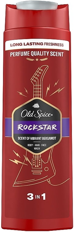 Шампунь-гель для душа 3 в 1 - Old Spice Rockstar — фото N1