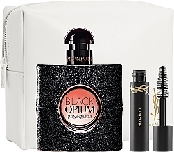 Yves Saint Laurent Black Opium - Набор (edp/50ml + mascara/2ml + pouch) — фото N2