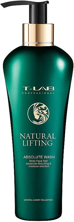 Шампунь-гель для природного живлення волосся, рук і тіла - T-Lab Professional Natural Lifting Absolute Wash — фото N1