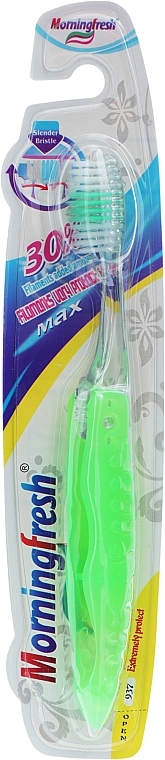 Дорожня складна зубна щітка, зелена - Morning Fresh — фото N1