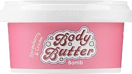 Масло для тіла "Полуниця і вершки" - Bomb Cosmetics Strawberry & Cream Body Butter — фото N2