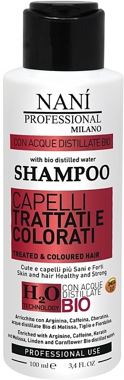 Шампунь для фарбованого волосся - Nanì Professional Milano Hair Shampoo — фото N1