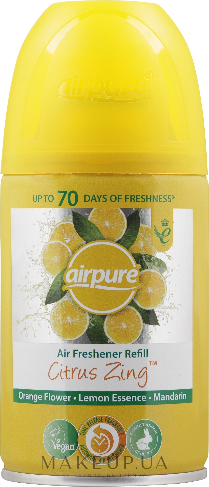 Освежитель воздуха "Энергия цитруса" - Airpure Air-O-Matic Refill Citrus Zing — фото 250ml