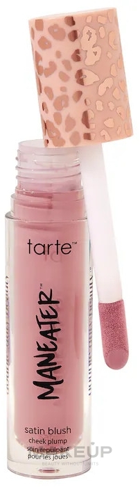 Рідкі рум'яна - Tarte Cosmetics Maneater Satin Blush Cheek Plump — фото Pink