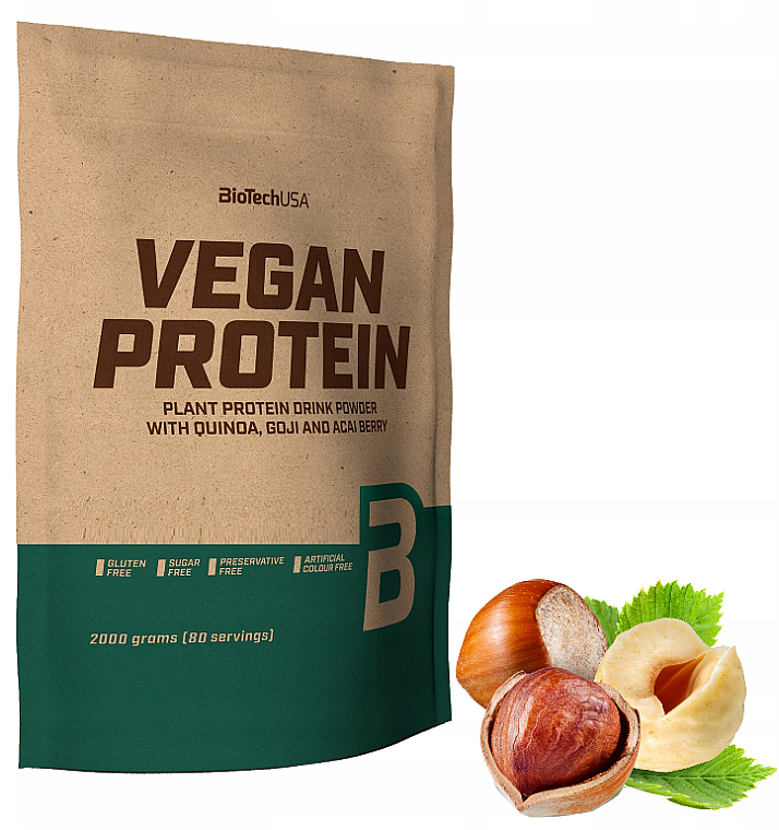 Протеїн веганський "Лісовий горіх" - BioTechUSA Vegan Protein — фото N1