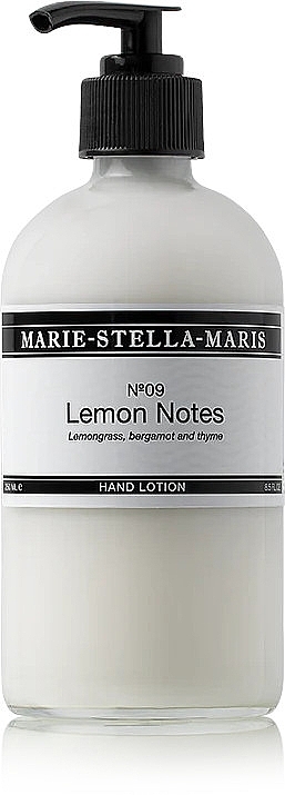 Лосьйон для рук - Marie-Stella-Maris №09 Lemon Notes Hand Lotion — фото N1