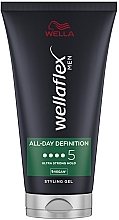 Гель для волос ультрасильной фиксации - Wella Wellaflex Men All-Day Definition Ultra Strong Hold Styling Gel — фото N1