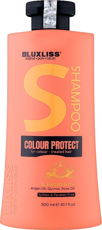 Шампунь для защиты цвета окрашенных волос - Luxliss Color Protect Shampoo — фото N1