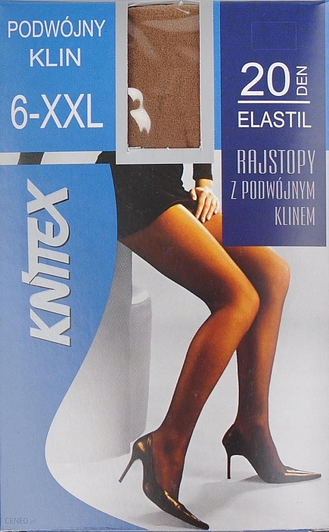 Колготки для жінок "Elastil" 20 Den, Beige - Knittex — фото N5