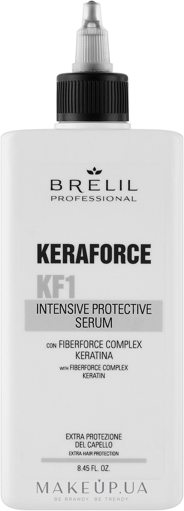 Сыворотка для волос - Brelil Keraforce Intensive Protective Serum With Keratin — фото 250ml