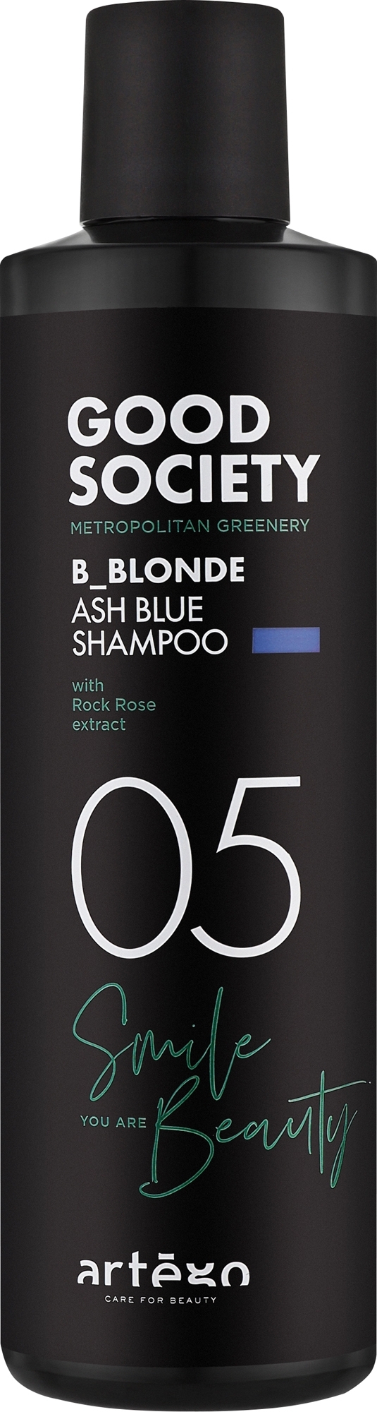 Відтінковий шампунь для світлого волосся, 250 мл - Artego Good Society B_Blonde 05 Shampoo — фото Ash Blue