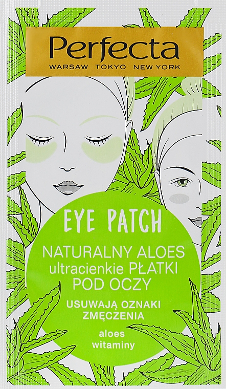 Патчі під очі - Perfecta Eye Patch Aloe & Vitamins — фото N1