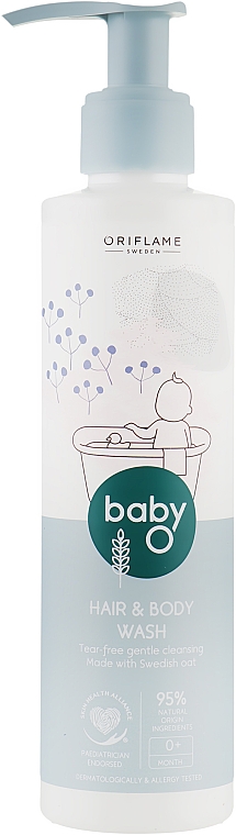 Дитячий шампунь для волосся й тіла - Oriflame Baby O Hair & Body Wash