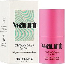 Осветляющий крем для кожи вокруг глаз - Oriflame Waunt Bright Eye Stick — фото N2