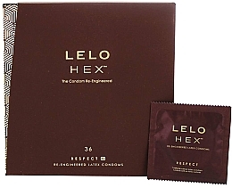Презервативи, 36 шт. - Lelo HEX Respect XL — фото N1