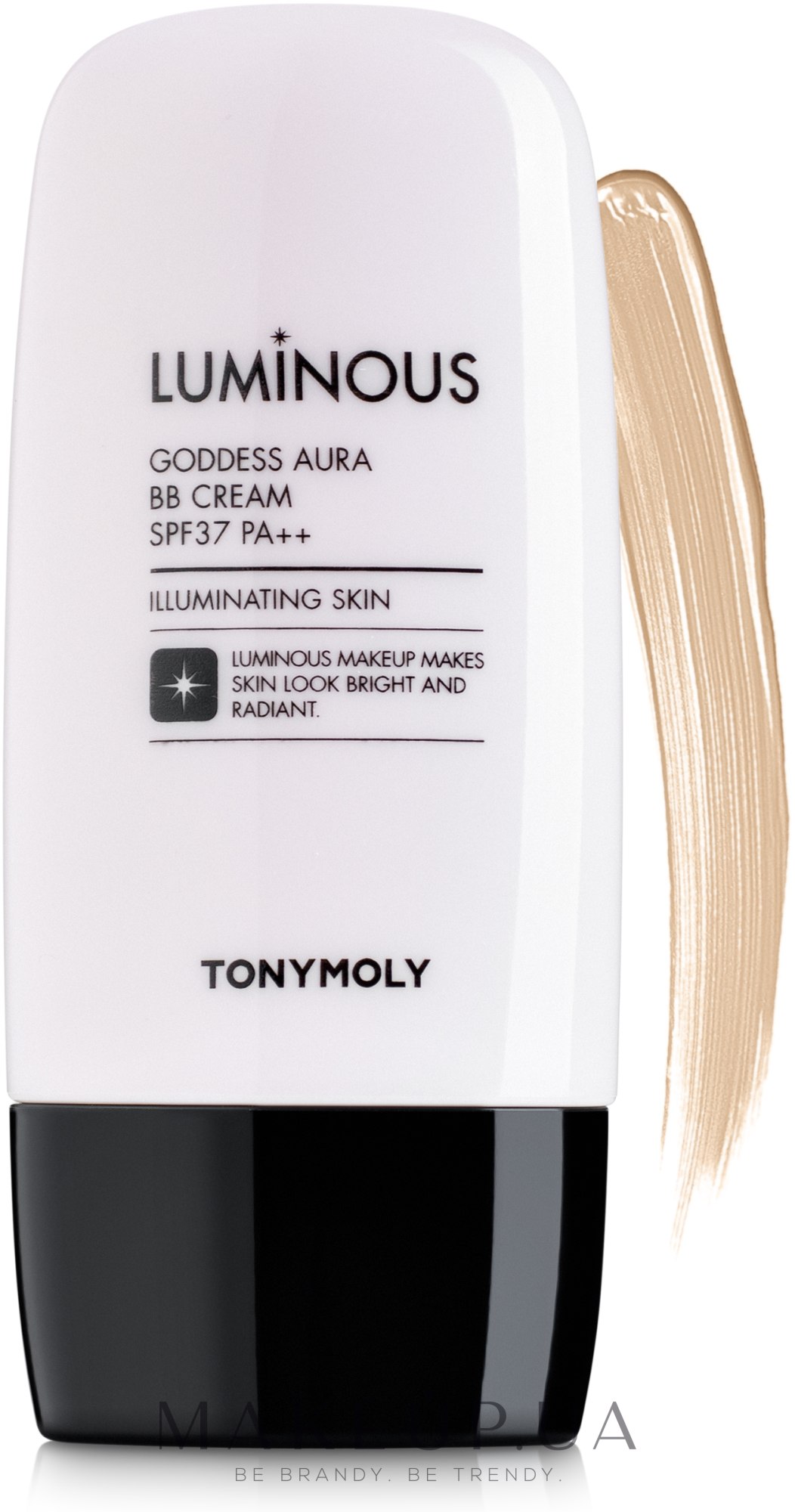 ВВ-крем с эффектом сияния - Tony Moly Luminous Goddess Aura Blur BB  — фото 1 -Светло-бежевый