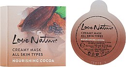 Парфумерія, косметика Живильна маска для обличчя "Какао" - Oriflame Love Nature Creamy Mask