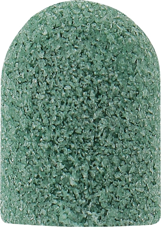 Ковпачок зелений, діаметр 10 мм, абразивність 80 грит, CG-10-80 - Nail Drill — фото N1