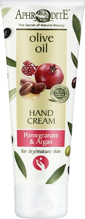 Крем для рук з маслом аргана і екстрактом граната - Aphrodite Argan and Pomegranate Hand Cream — фото N3