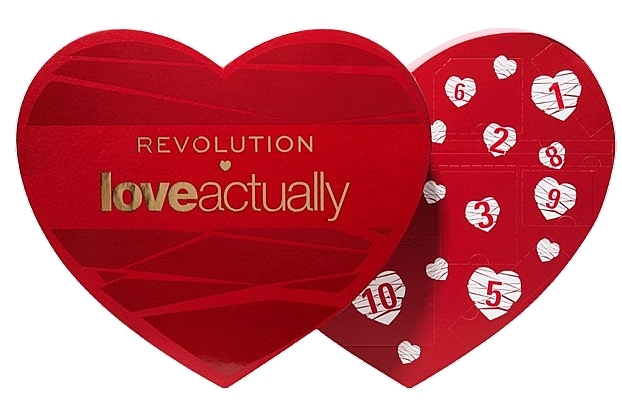 Набір "Адвент-календар", 12 продуктів - Makeup Revolution Love Actually 12-Day Advent Calendar — фото N2